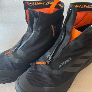 Adidas Terrex Gore-Tex Black with Orange Accents Men's Athletic Shoes